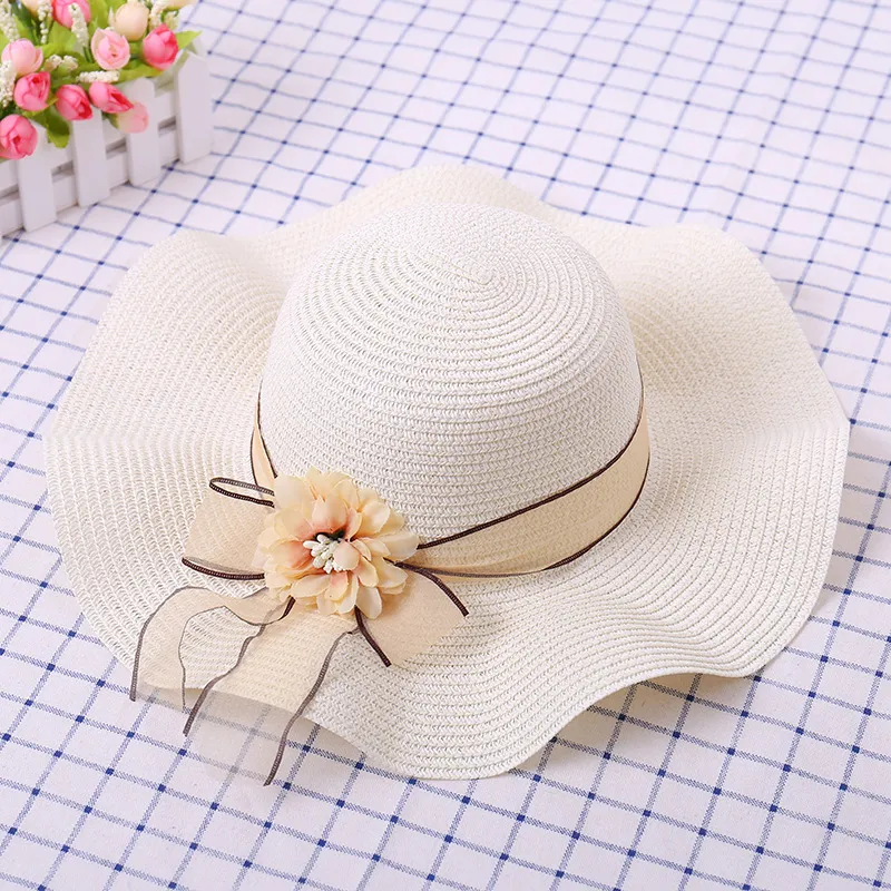 MEETSUNNY Straw Woven Sun Protection Hats Women's-3