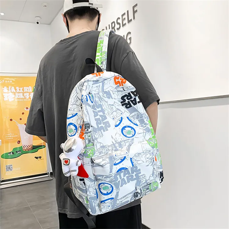 S.REPHEN Nylon Backpack Regular Unisex Multicolor-7