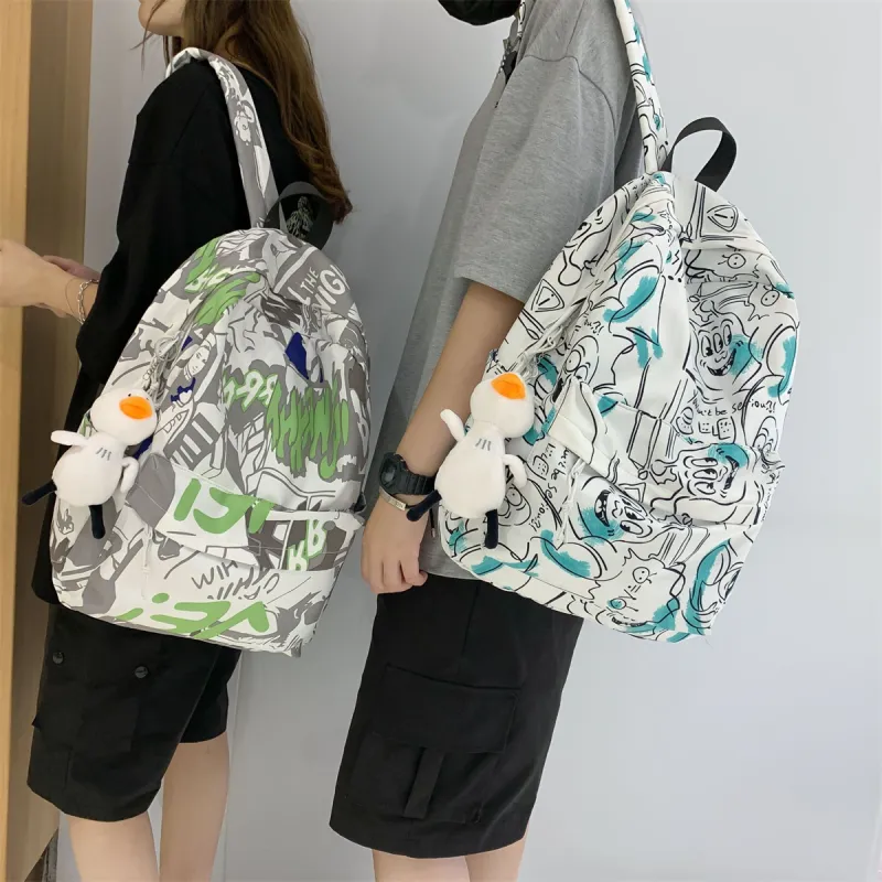 S.REPHEN Nylon Backpack Regular Unisex Multicolor-3