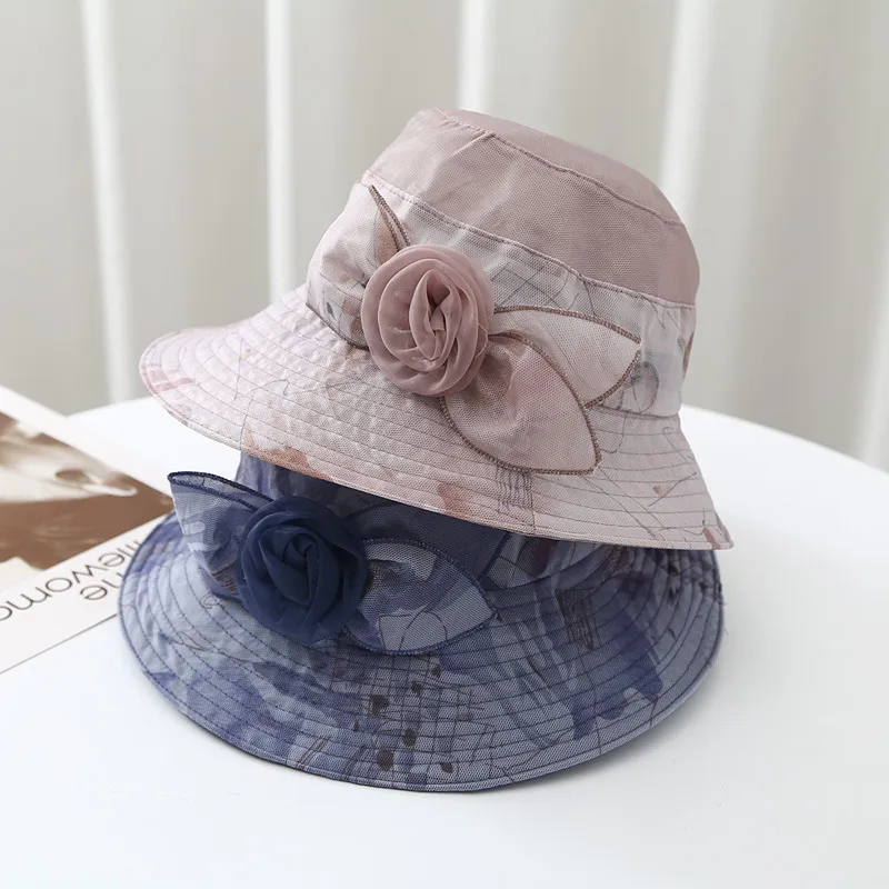 MEETSUNNY Gauze Sun Protection Hats Women's-7