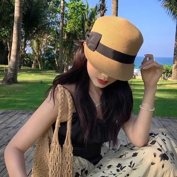 MEETSUNNY Paper Reed Hats & Caps Women's-6