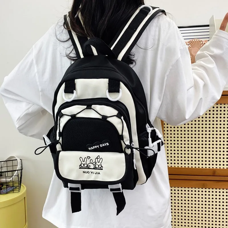 S.REPHEN Nylon Backpack Regular Unisex White-6