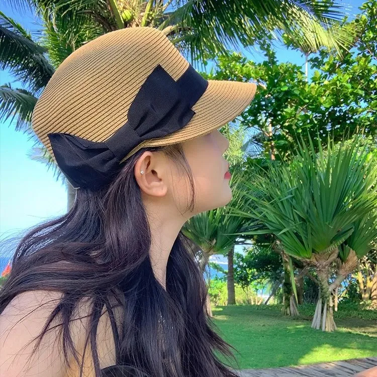 MEETSUNNY Paper Reed Hats & Caps Women's-5