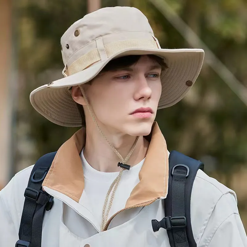 MEETSUNNY Polyester Bucket Hats Unisex-3