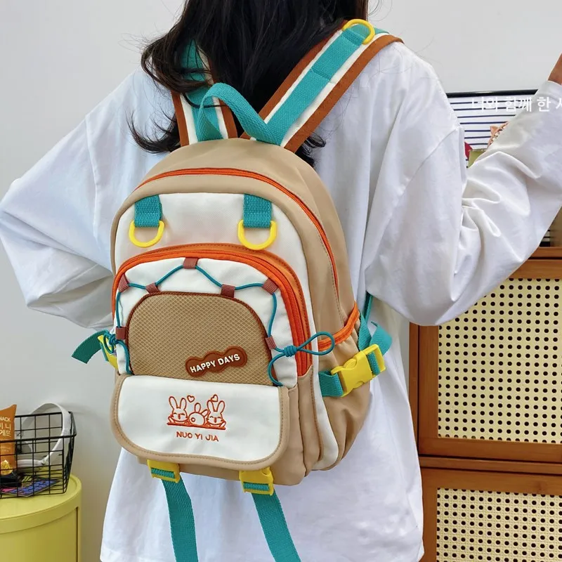 S.REPHEN Nylon Backpack Regular Unisex White-3