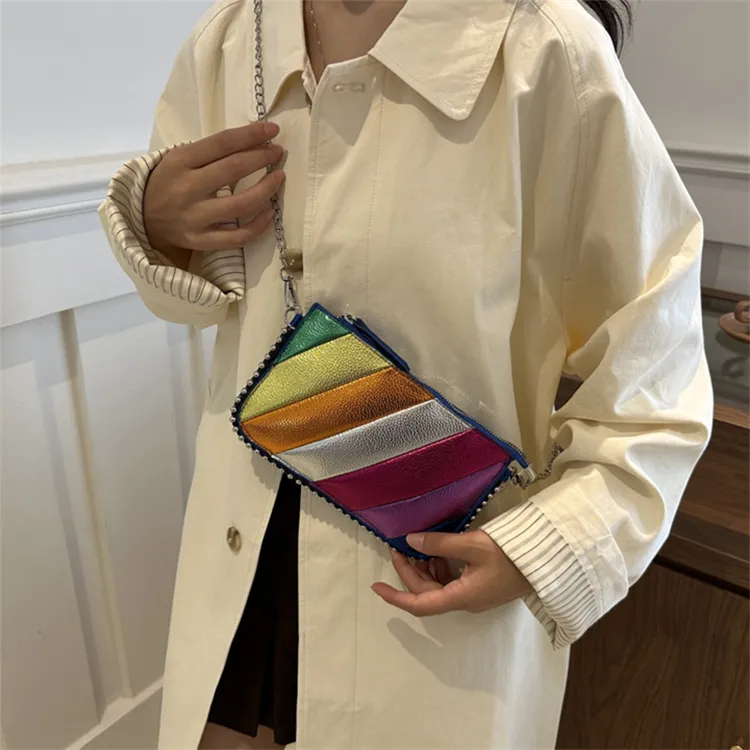 S.REPHEN PU Shoulder Bag Small Size Unisex Multicolor-3