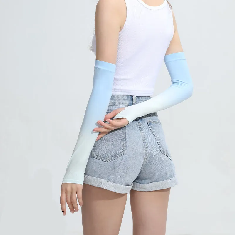 MEETSUNNY Ice Silk Sun Protection Sleeves Unisex-6
