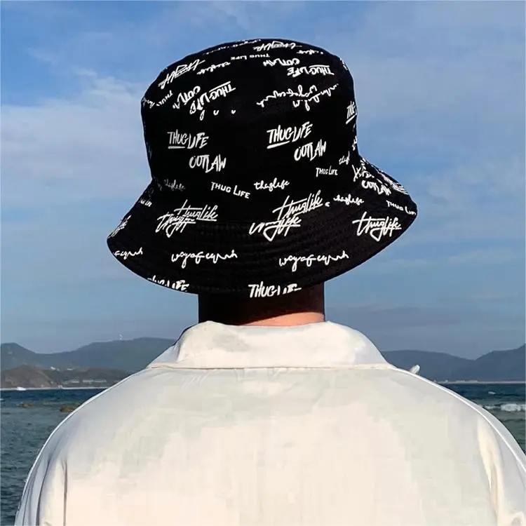 MEETSUNNY Polyester Bucket Hats Unisex-1