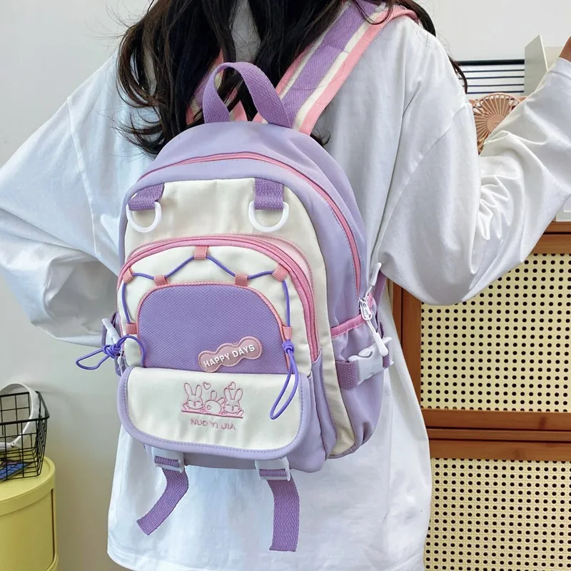 S.REPHEN Nylon Backpack Regular Unisex White-12