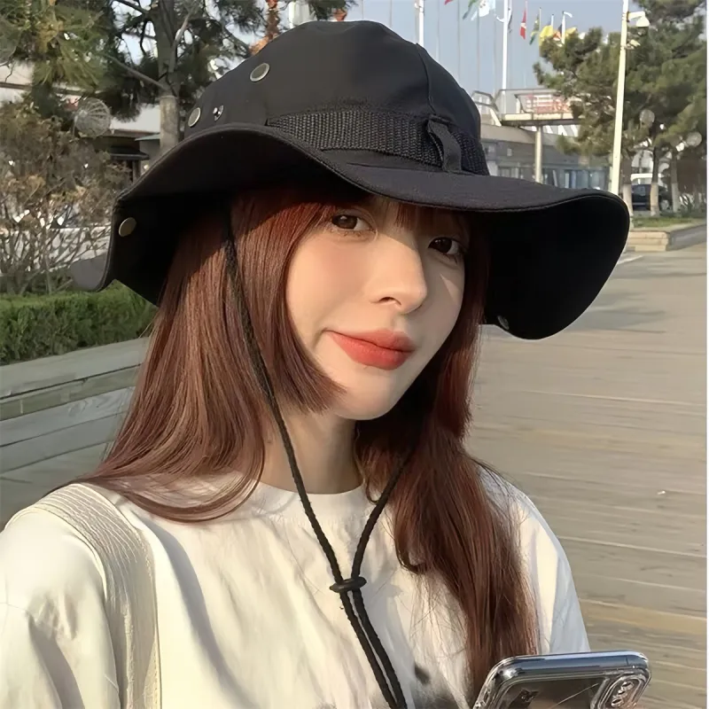 MEETSUNNY Polyester Bucket Hats Unisex-1