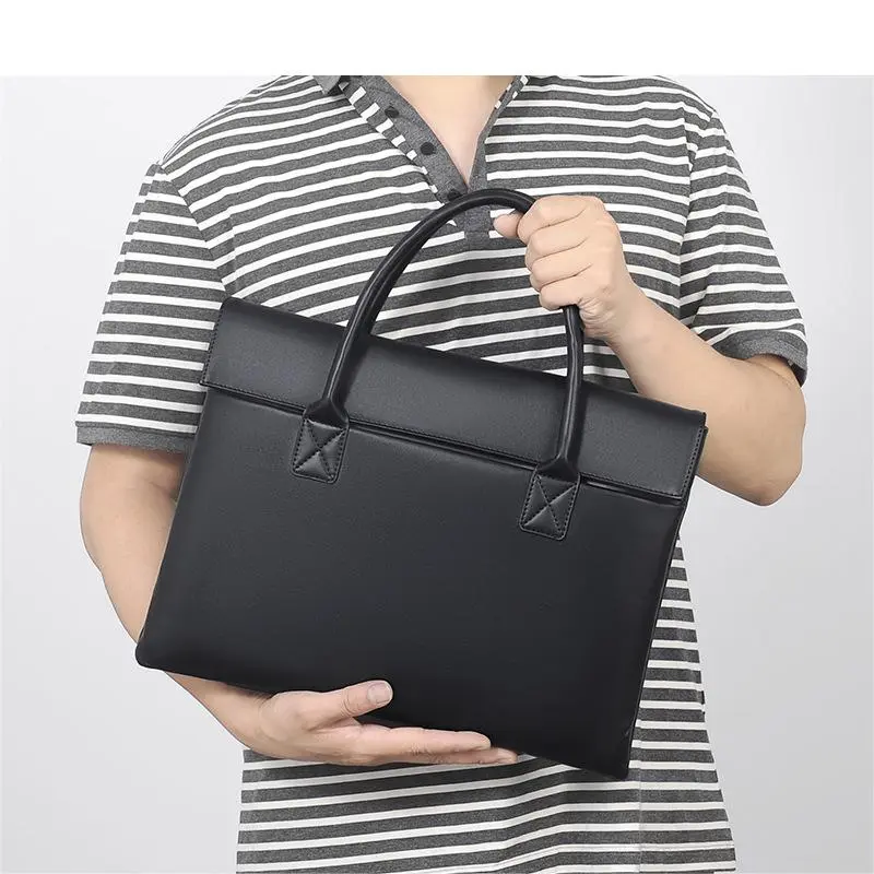 S.REPHEN PU Laptop Briefcase Bag Regular Unisex Gray/Black/Pink/Blue-3