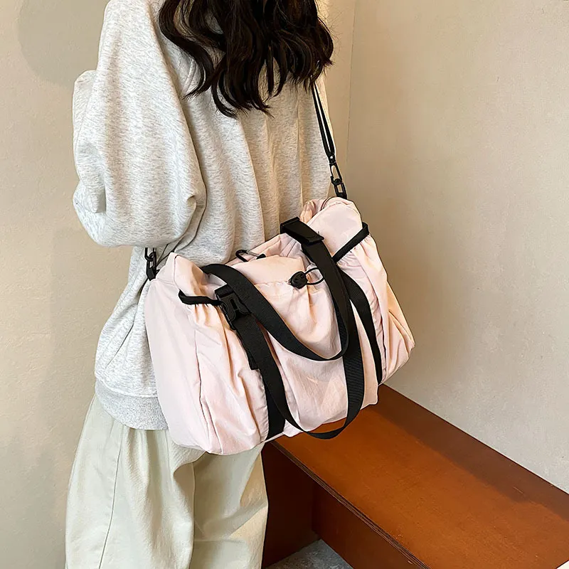 S.REPHEN Oxford Crossbody Bag, Shoulder Bag Regular Unisex Black/Pink/Khaki-7