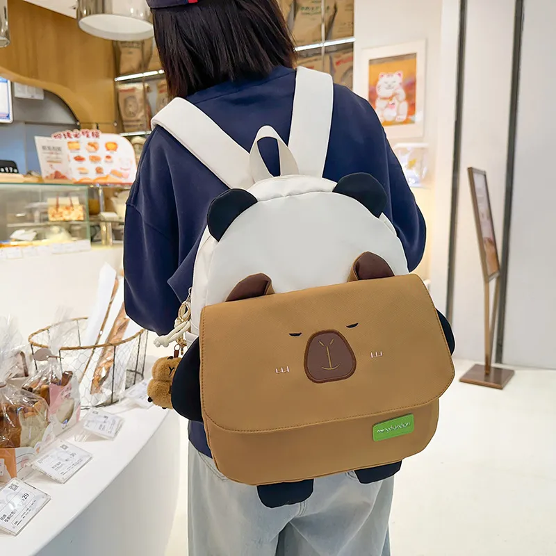 S.REPHEN Nylon Backpack Unisex Bear-1