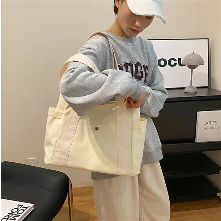 S.REPHEN Canvas Bag Shoulder Bags Regular Unisex Multicolor-5