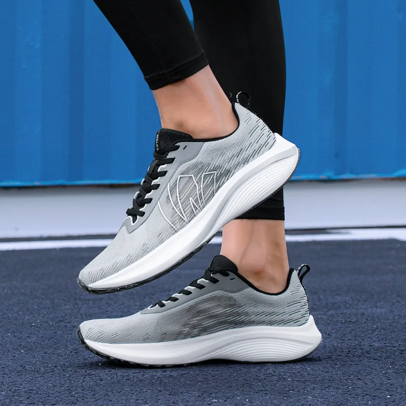 WALK SOUL Cushioning Coverage Rebound Wear Resistant Lightweight Breathable Slip Resistant Low Top Running Shoes Unisex-3