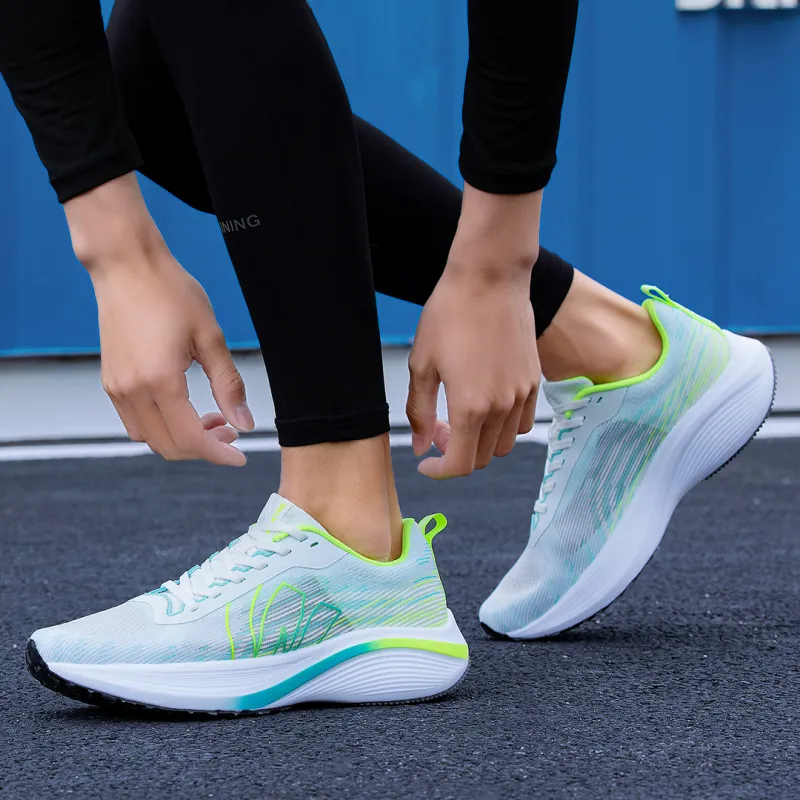 WALK SOUL Cushioning Coverage Rebound Wear Resistant Lightweight Breathable Slip Resistant Low Top Running Shoes Unisex-15