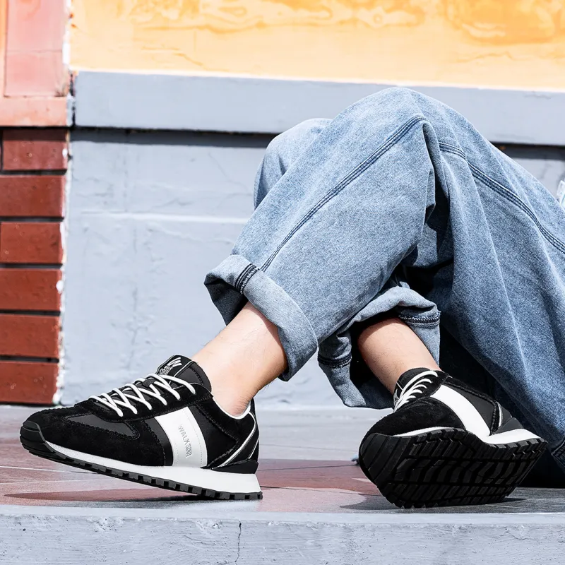 WALKSOUL Casual Shoes Men Low Top White/Black-2