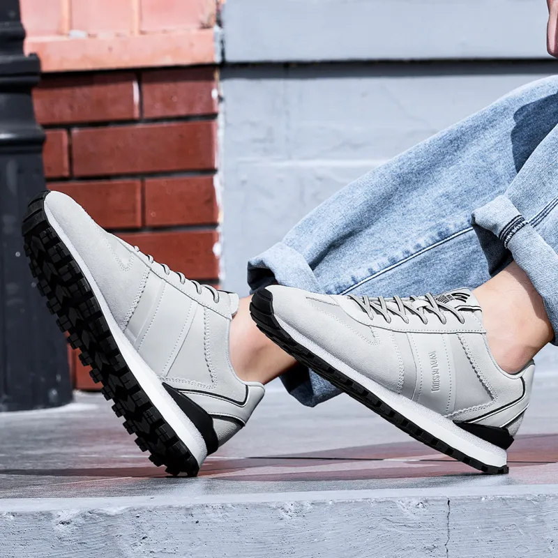 WALKSOUL Casual Shoes Men Low Top White/Black-9