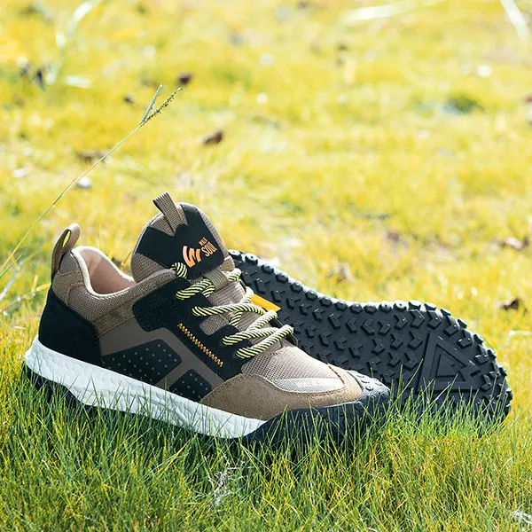 WALK SOUL Coverage Rebound Height Increasing Wear-Resistant Slip-Resistant Mid-Top Casual Shoes Unisex-7