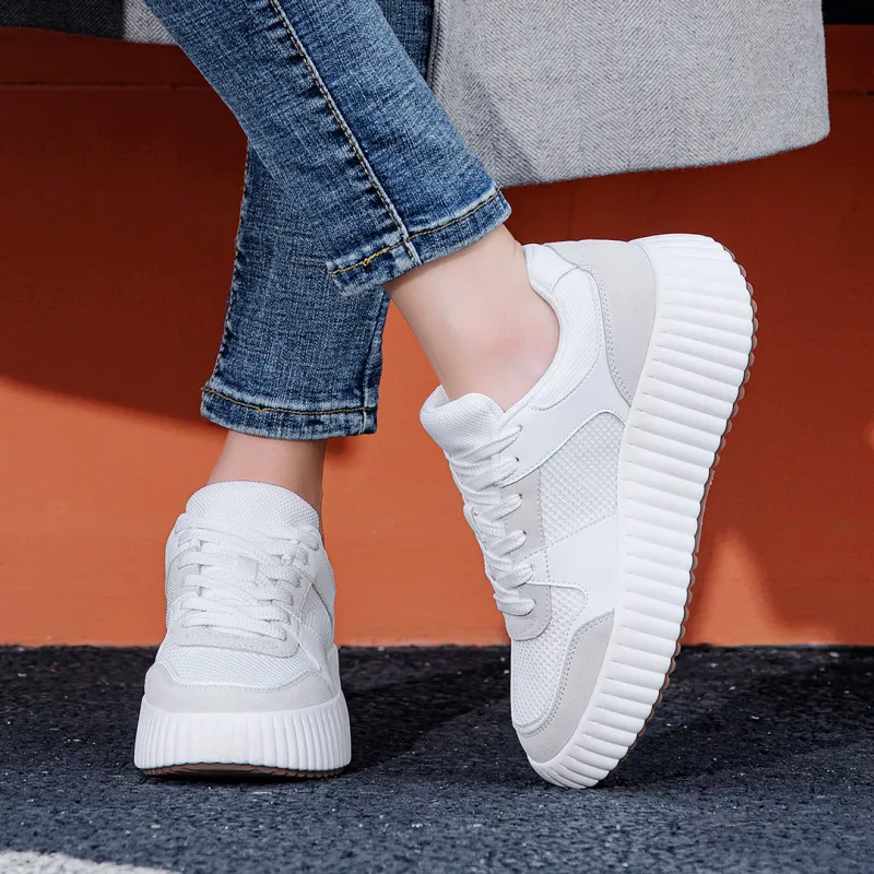 WALK SOUL Anti-Slip And Wear-Resistant Height Increasing Low-Top Skateboard Shoes Unisex-17
