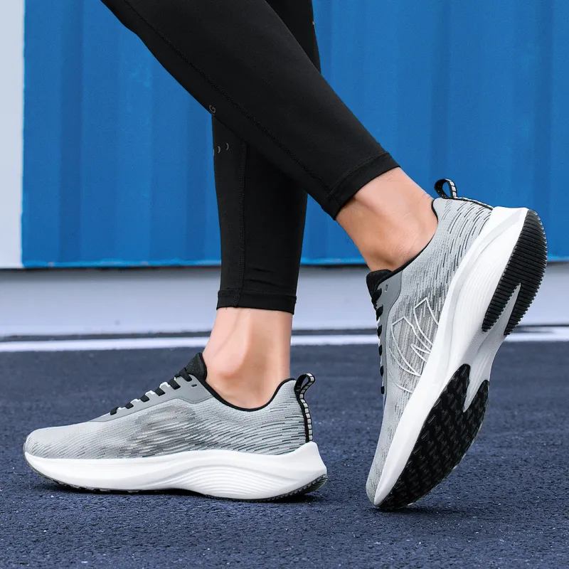 WALK SOUL Cushioning Coverage Rebound Wear Resistant Lightweight Breathable Slip Resistant Low Top Running Shoes Unisex-2
