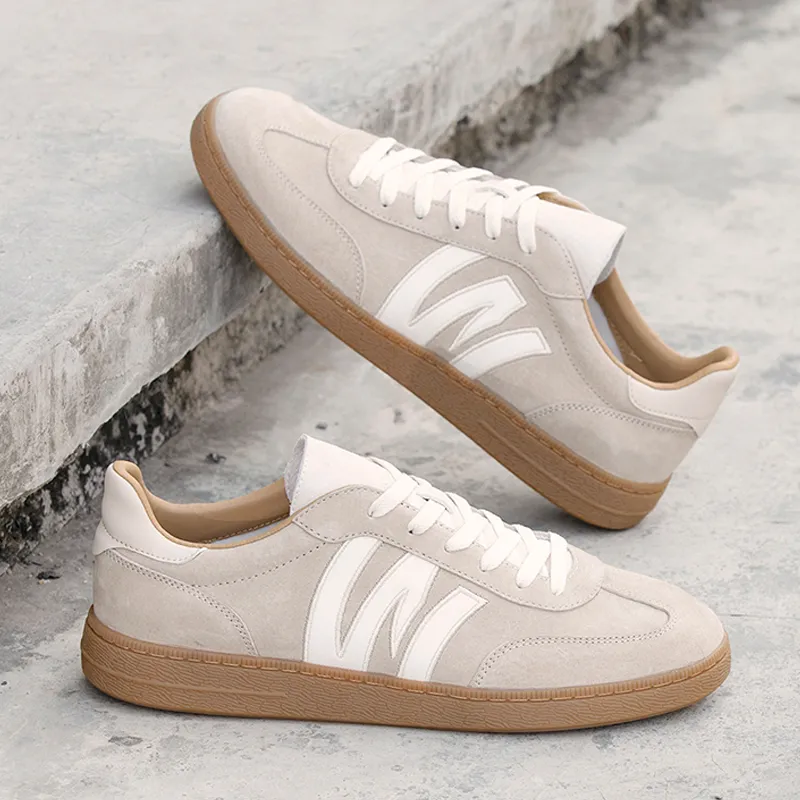 WALKSOUL Skateboard Shoes Men Low Top White-11