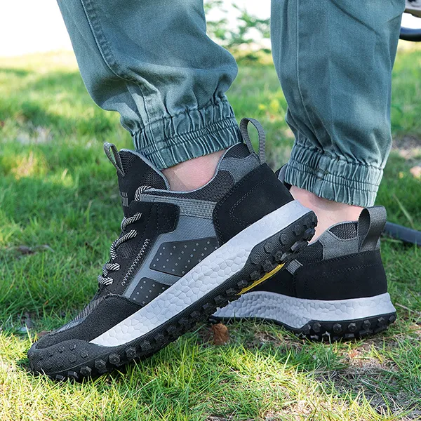 WALK SOUL Coverage Rebound Height Increasing Wear-Resistant Slip-Resistant Mid-Top Casual Shoes Unisex-16