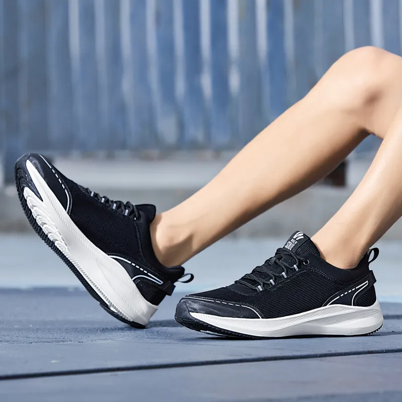 WALK SOUL Cushioning Coverage Rebound Wear-Resistant Lightweight Breathable Low-Top Running Shoes Men's-9