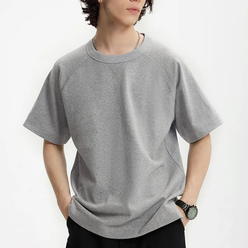 M MAICCO T Shirt Men's Ecru/Heather Gray/Dark Khaki/Black-3