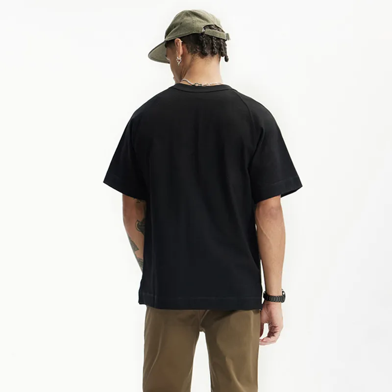 M MAICCO T Shirt Men's Ecru/Heather Gray/Dark Khaki/Black-7