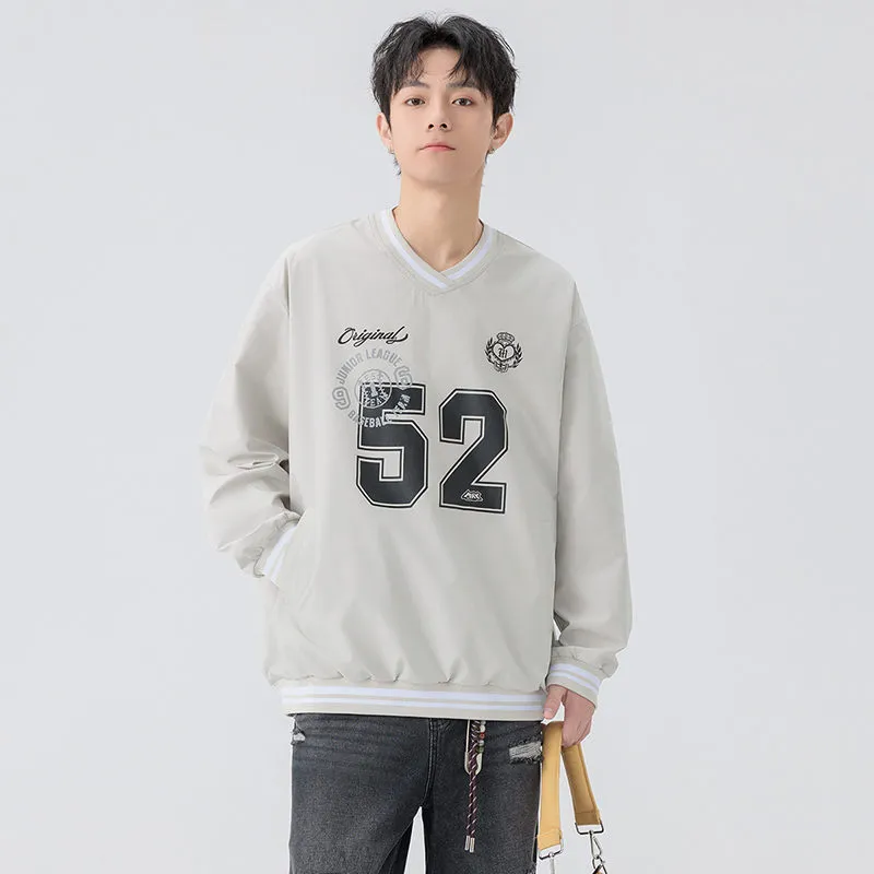 M MAICCO Sweatshirt Unisex Black/Burgundy Red/Sky Blue/Oat Gray/Peach Pink/Haze Blue-9