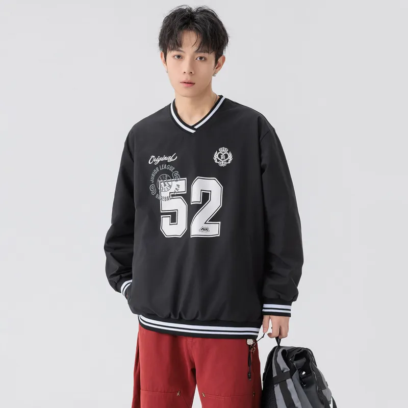 M MAICCO Sweatshirt Unisex Black/Burgundy Red/Sky Blue/Oat Gray/Peach Pink/Haze Blue-2