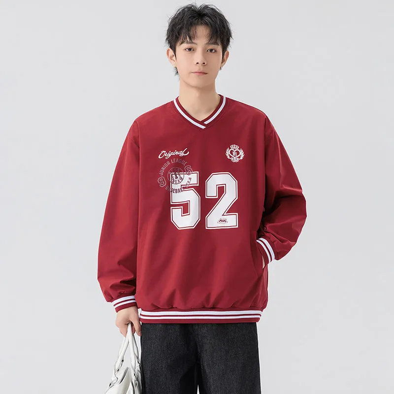 M MAICCO Sweatshirt Unisex Black/Burgundy Red/Sky Blue/Oat Gray/Peach Pink/Haze Blue-4