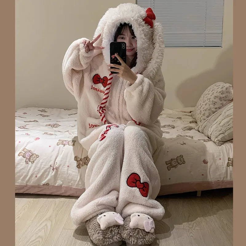 O'MESIK Home Onesies Women's White-4