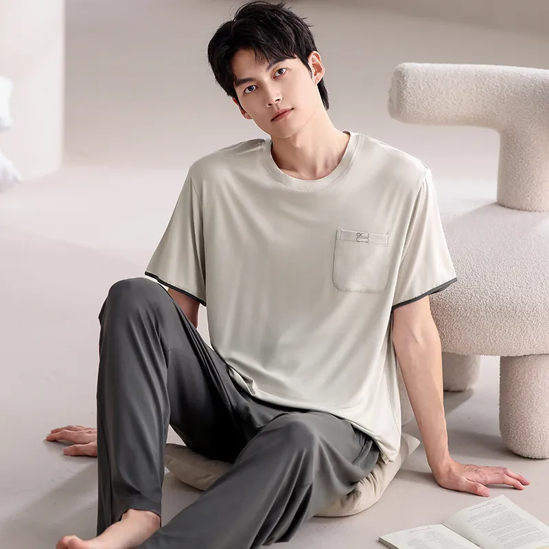O'MESIK Men Pajama Sets-4