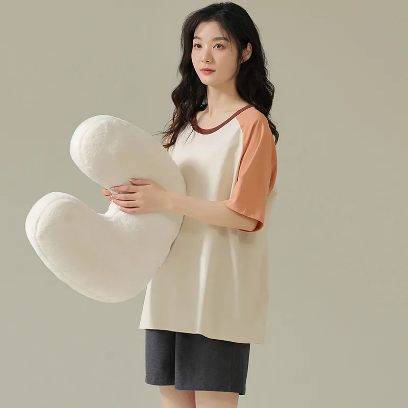 O'MESIK Pajama Set Women's Apricot-5