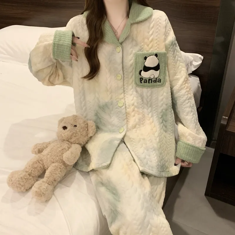 O'MESIK Pajama Set Women's Ivory-4