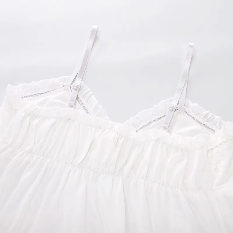 O'MESIK Nightgown Women's White-3