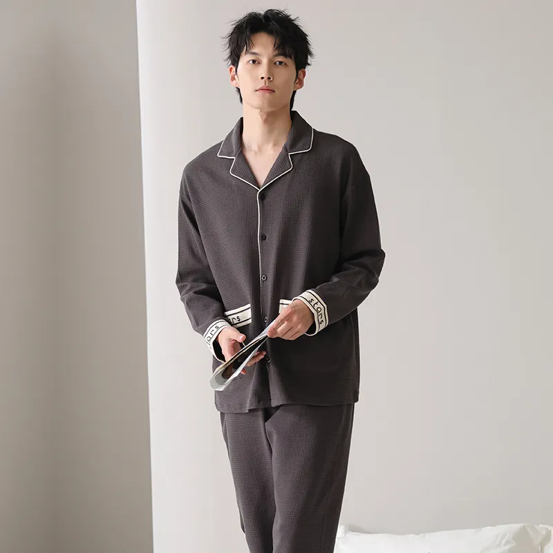 O'MESIK Pajama Set Men's Gift Box Set Black-6