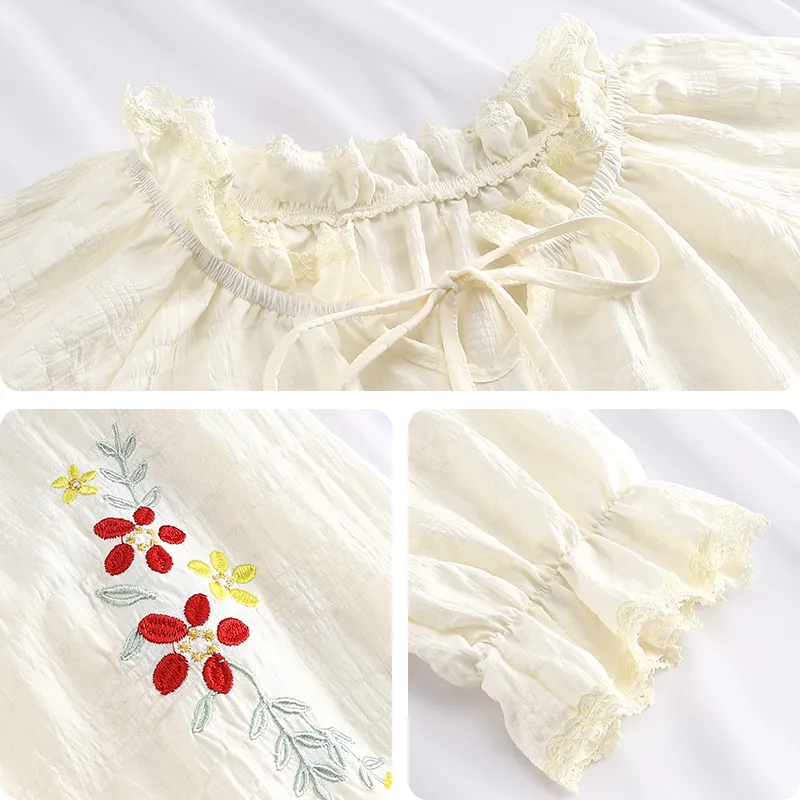 O'MESIK Nightgown Women's Fairy White-3
