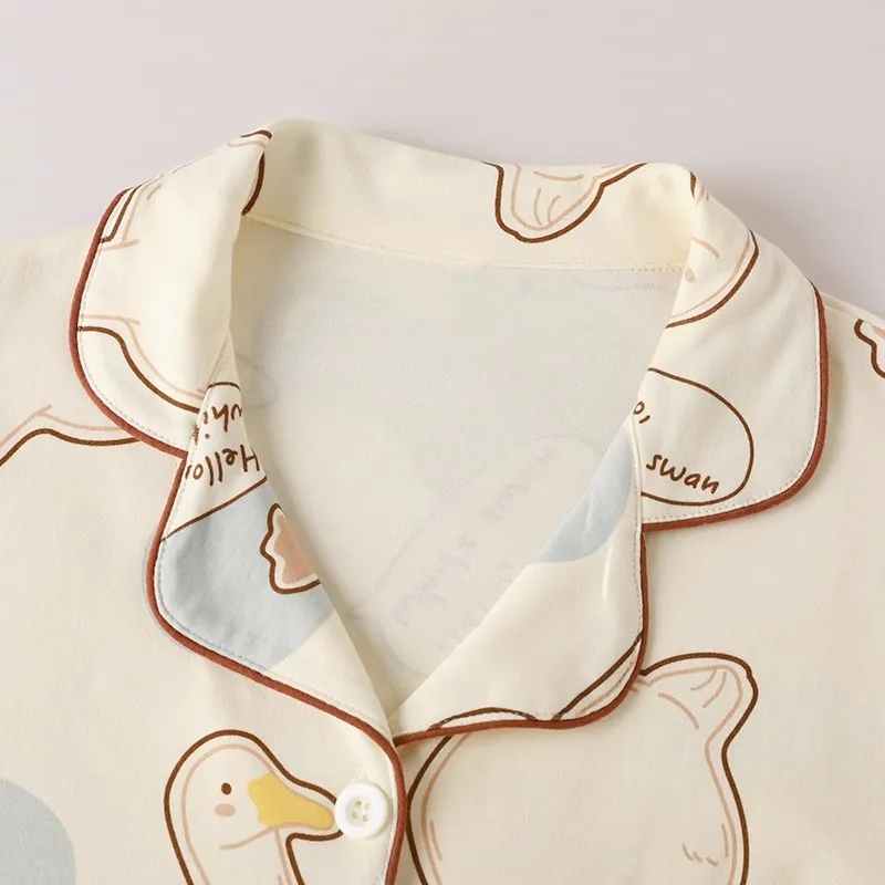O'MESIK Pajama Set Women's Apricot-2