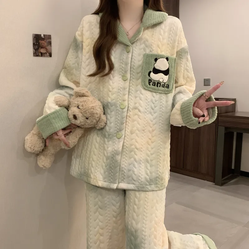 O'MESIK Pajama Set Women's Ivory-3