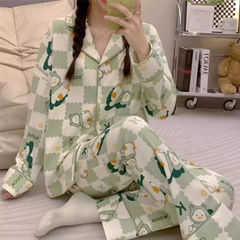 O'MESIK Pajama Set Women's Green-3