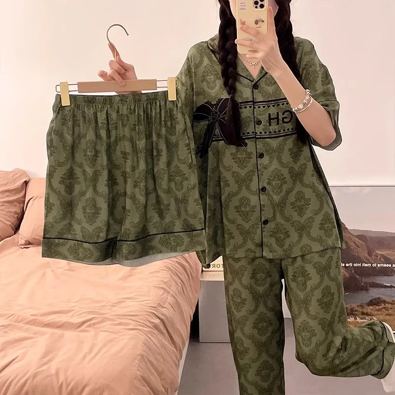 O'MESIK Pajama Set Women's Green-5