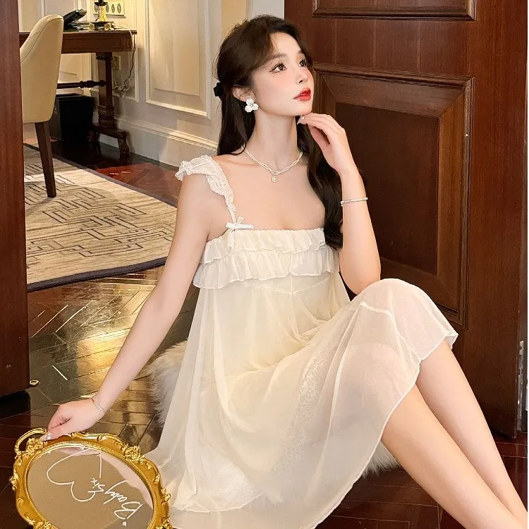O'MESIK Nightgown Women's Apricot-6