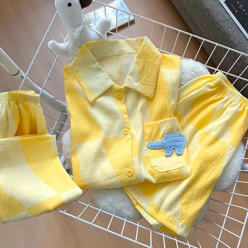O'MESIK Pajama Set Women's Yellow-2
