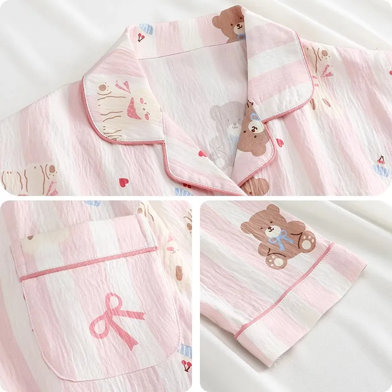 O'MESIK Pajama Set Women's Pink-3