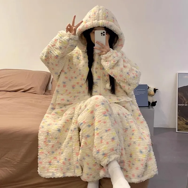 O'MESIK Pajama Set Unisex Apricot-2