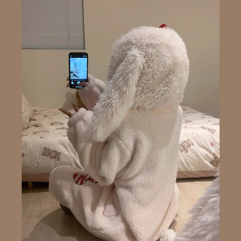O'MESIK Home Onesies Women's White-3