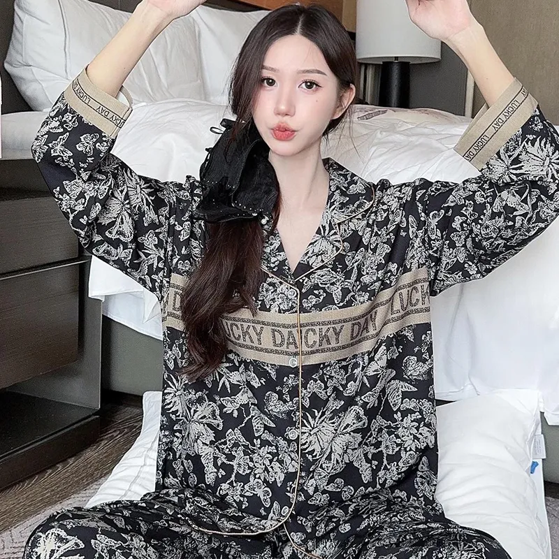 O'MESIK Pajama Set Women's Black-2